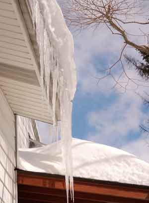 Ice Damming - Roofing Repair