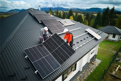 Solar Installed On Metal Roof
