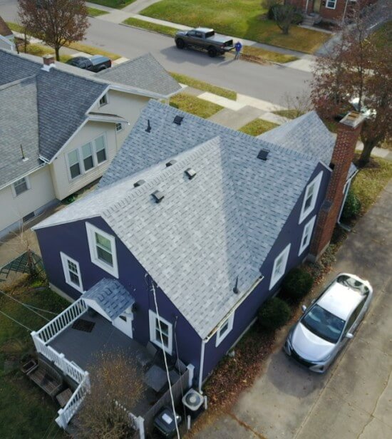 Asphalt shingle roofing Dayton Ohio - residential shingle roof
